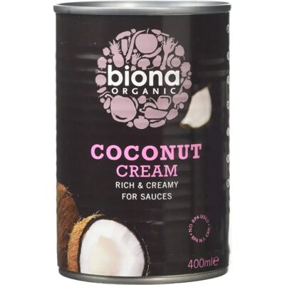 Biona Bio-Kokoscreme - 400ml - Laktosefrei, Vegan Biona Bio-Kokoscreme - 400ml - Laktosefrei, Vegan