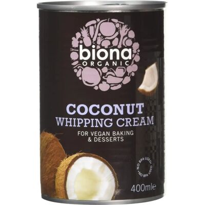 Biona Økologisk Kokoskrem - Kokos - 400ml - Melkefri Biona Økologisk Kokoskrem - Kokos - 400ml - Melkefri