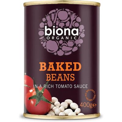 Haricots cuits biologiques Biona en sauce tomate - Haricots cuits - Publicité Haricots cuits biologiques Biona en sauce tomate - Haricots cuits - Publicité
