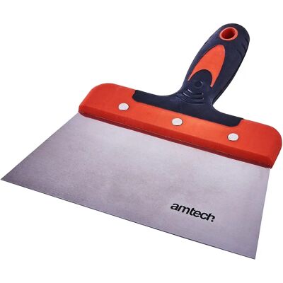 Amtech G06950 - Grattoir à peinture - Poignée ergonomique - Lame de 18cm - Blanc - Publicité Amtech G06950 - Grattoir à peinture - Poignée ergonomique - Lame de 18cm - Blanc - Publicité
