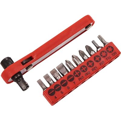 Zestaw śrubokrętów offset Amtech L1560 - 11 elementów, wielokolorowy Zestaw śrubokrętów offset Amtech L1560 - 11 elementów, wielokolorowy