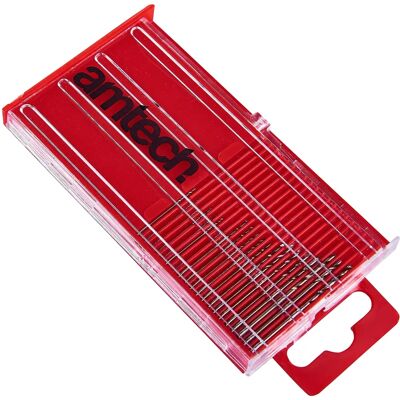Ensemble de Micro Mèches Amtech - 20 pièces, 0,3-1,6mm - Accessoires de Perçage - Publicité Ensemble de Micro Mèches Amtech - 20 pièces, 0,3-1,6mm - Accessoires de Perçage - Publicité