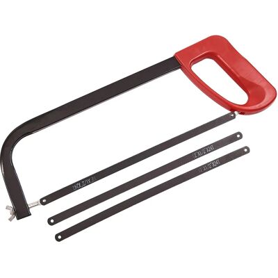 Amtech - 12in Hacksaw - Koolstofstaal - 3 Messen - Hacksaw Amtech - 12in Hacksaw - Koolstofstaal - 3 Messen - Hacksaw