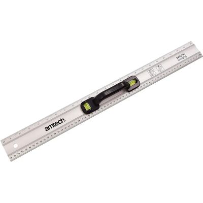 XS-Stock.com Ltd Amtech 24" Aluminium Ruler With Spirit Level XS-Stock.com Ltd Amtech 24" Aluminium Ruler With Spirit Level