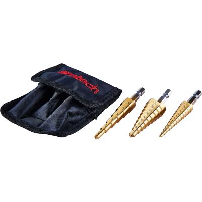 AM-TECH F0785 - Drill Bit Set - High-Speed Steel, Titanium Coated, Hex Shank AM-TECH F0785 - Drill Bit Set - High-Speed Steel, Titanium Coated, Hex Shank