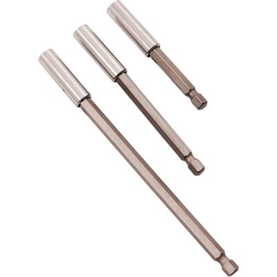 Am-Tech 150mm 3-Piece Magnetic Bit Holder Set - Screwdriver Drill Accessory Am-Tech 150mm 3-Piece Magnetic Bit Holder Set - Screwdriver Drill Accessory
