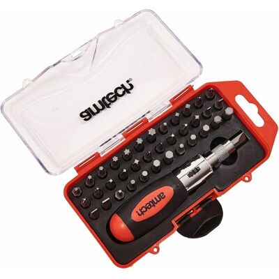 Am-Tech 38-piece chrome-vanadium security screwdriver set - Hand Tools Am-Tech 38-piece chrome-vanadium security screwdriver set - Hand Tools