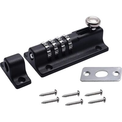Amtech - Keyless 4 Digit Slide Lock - Security Bolt - Padlock Amtech - Keyless 4 Digit Slide Lock - Security Bolt - Padlock
