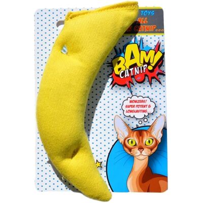 BAM Kattemynte Banan Leketøy - Kattespill BAM Kattemynte Banan Leketøy - Kattespill