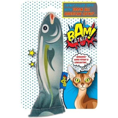 BAM Catnip Fish Cat Toy - Fish - 17cm - Cat toy BAM Catnip Fish Cat Toy - Fish - 17cm - Cat toy