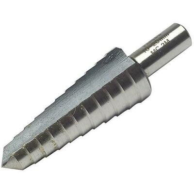 Halls MC 1M High Speed Steel Step Drill - 4-12mm Halls MC 1M High Speed Steel Step Drill - 4-12mm