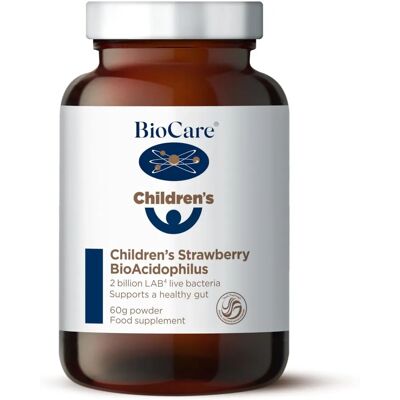 BioCare Children's Strawberry BioAcidophilus - 60g Powder BioCare Children's Strawberry BioAcidophilus - 60g Powder