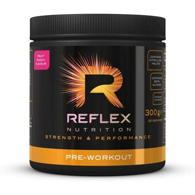 Reflex Nutrition Pre-Workout - Fruit Punch - 300 grams Reflex Nutrition Pre-Workout - Fruit Punch - 300 grams