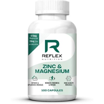 Reflex Nutrition Zinek a hořčík - 100 kapslí Reflex Nutrition Zinek a hořčík - 100 kapslí