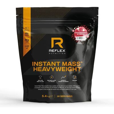 Reflex Nutrition Instant Mass Heavyweight - Jahodový krém - 5400g Reflex Nutrition Instant Mass Heavyweight - Jahodový krém - 5400g