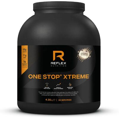Reflex Nutrition Reflex One Stop Xtreme 4350 g Jahoda - Proteinový prášek Reflex Nutrition Reflex One Stop Xtreme 4350 g Jahoda - Proteinový prášek