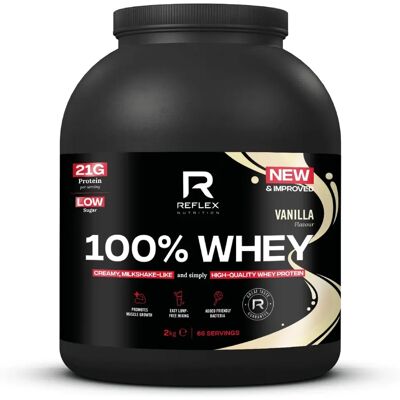 Reflex Nutrition 100% Whey Vanilka 2kg - Proteinový prášek Reflex Nutrition 100% Whey Vanilka 2kg - Proteinový prášek