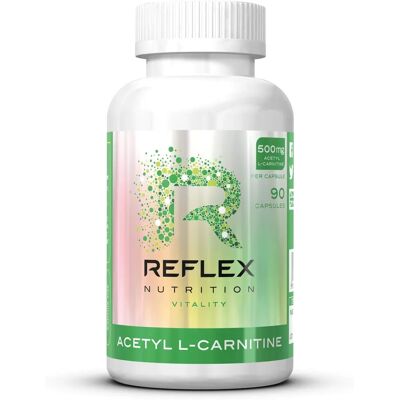 Reflex Nutrition Acetyl L-Carnitine 500 mg 90 Kapslí - Potravinový doplněk Reflex Nutrition Acetyl L-Carnitine 500 mg 90 Kapslí - Potravinový doplněk
