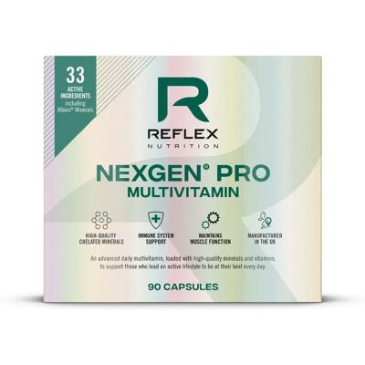 Reflex Nutrition Nexgen Pro Sports Multivitamin - 90 kapslí Reflex Nutrition Nexgen Pro Sports Multivitamin - 90 kapslí