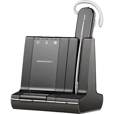 PLANTRONICS W740 Wireless Headset - Office & Call Center Bluetooth - Black PLANTRONICS W740 Wireless Headset - Office & Call Center Bluetooth - Black
