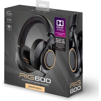 Casque Gaming Poly RIG 600 - Noir, Haut-parleurs 40mm, Pliant - Publicité Casque Gaming Poly RIG 600 - Noir, Haut-parleurs 40mm, Pliant - Publicité