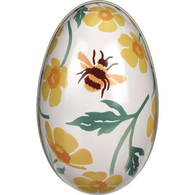 Emma Bridgewater Medium Buttercup & Bee Egg-Shaped Tin - Easter Gift Emma Bridgewater Medium Buttercup & Bee Egg-Shaped Tin - Easter Gift