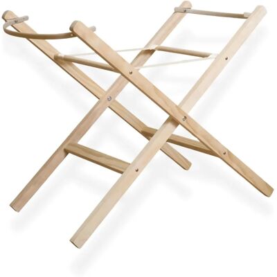 CuddleCo Folding Moses Basket Stand - Natural CuddleCo Folding Moses Basket Stand - Natural