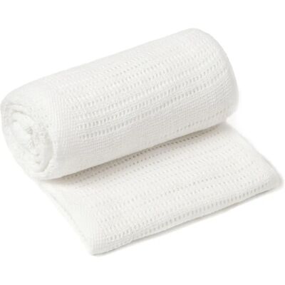 Clair de Lune Baby Cotton Cellular Blanket - White Clair de Lune Baby Cotton Cellular Blanket - White