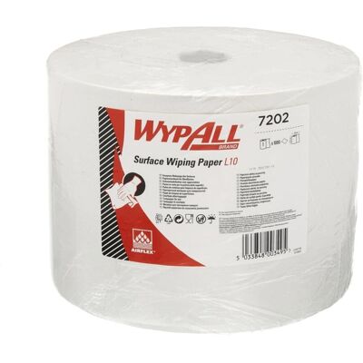 Papier de Nettoyage de Surface Wypall L10 Blanc - Papier de nettoyage Papier de Nettoyage de Surface Wypall L10 Blanc - Papier de nettoyage