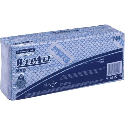 WYPALL - X50 Panni pulizia - Blau - Mikrofasern - 50 Stück WYPALL - X50 Panni pulizia - Blau - Mikrofasern - 50 Stück