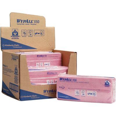 Wypall X50 Rote Reinigungstücher - Reinigungstücher Wypall X50 Rote Reinigungstücher - Reinigungstücher