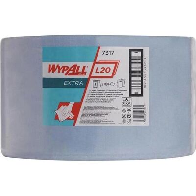 Kimberly-Clark L20 Extra+ 7317 Blau - Reinigungstücher Kimberly-Clark L20 Extra+ 7317 Blau - Reinigungstücher