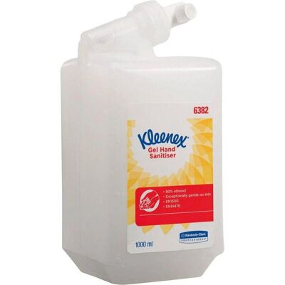Gel désinfectant pour les mains Kleenex 1L - Hydratant - Publicité Gel désinfectant pour les mains Kleenex 1L - Hydratant - Publicité