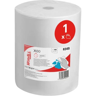 Paños de limpieza blancos Kimberly-Clark WypAll - 8349 - Uso industrial ligero Paños de limpieza blancos Kimberly-Clark WypAll - 8349 - Uso industrial ligero