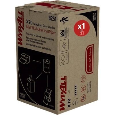 Wypall X70 Power Clean Azul - Paños de limpieza Wypall X70 Power Clean Azul - Paños de limpieza