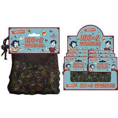 Kandy Toys 102+2 Marbles - Retro Classic Glass Game Kandy Toys 102+2 Marbles - Retro Classic Glass Game
