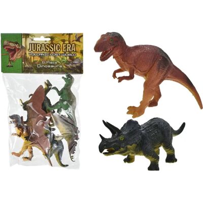 Kandy Toys 6 Dinosaurs in Small Bag - Toys Kandy Toys 6 Dinosaurs in Small Bag - Toys