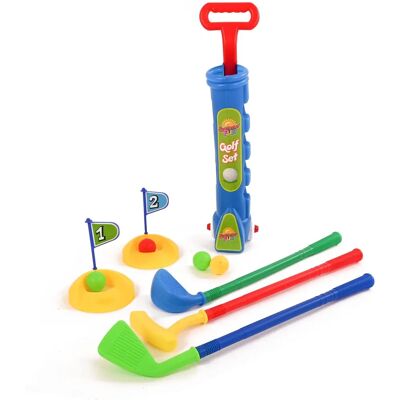 Kandy Toys Summer Fun Golf Caddy & Club Set - Golf Set Kandy Toys Summer Fun Golf Caddy & Club Set - Golf Set