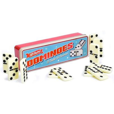 Kandy Toys SuperRetro 28 Dominoes - Unisex Gift Set Kandy Toys SuperRetro 28 Dominoes - Unisex Gift Set