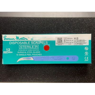 Swann-Morton U12 Steriele Wegwerpscalpel - Chirurgisch instrument Swann-Morton U12 Steriele Wegwerpscalpel - Chirurgisch instrument