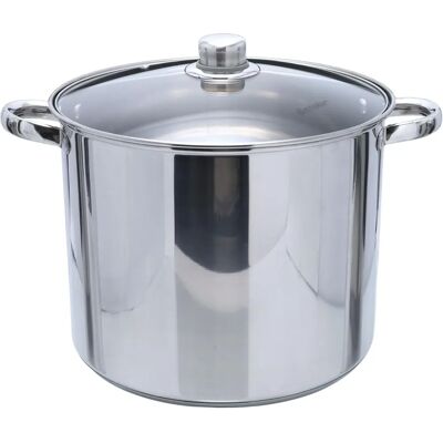Buckingham 32cm 19L Deep Stainless Steel Stockpot - Stockpot Buckingham 32cm 19L Deep Stainless Steel Stockpot - Stockpot