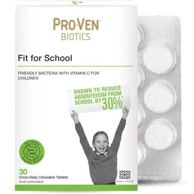 ProVen Probiotics Fit For School - 30 Chewable Tablets - Probiotics for Children ProVen Probiotics Fit For School - 30 Chewable Tablets - Probiotics for Children