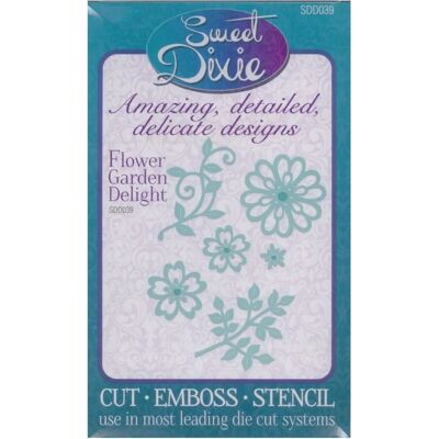 Sweet Dixie - Flower Garden Delight - 50x50mm - Cutting Die Sweet Dixie - Flower Garden Delight - 50x50mm - Cutting Die