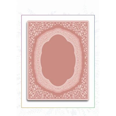 Go Craft Distribution SCC - Honey Silk Lace Frame Set - Die Set Go Craft Distribution SCC - Honey Silk Lace Frame Set - Die Set
