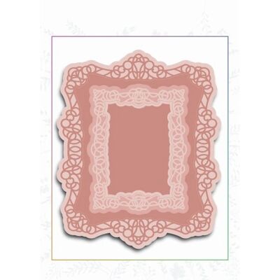 Go Craft Distribution - Irish Lace Nesting Frame Set - Vintage Lace - Die set Go Craft Distribution - Irish Lace Nesting Frame Set - Vintage Lace - Die set