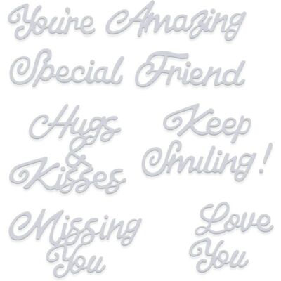 Sweet Dixie Sentiments Die Set - Scrapbooking & Card Making Sweet Dixie Sentiments Die Set - Scrapbooking & Card Making