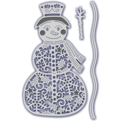 Go Craft Distribution - SDD601 - Filigree Snowman Go Craft Distribution - SDD601 - Filigree Snowman