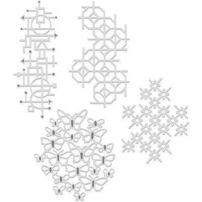 Sweet Dixie Silver Die Cutting - SDD642 - Paper, Cardstock, Cotton Sweet Dixie Silver Die Cutting - SDD642 - Paper, Cardstock, Cotton