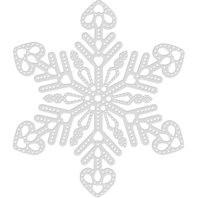 Go Craft Distribution Large Pricked Snowflake Sweet Dixie Cutting Die - Craft Cutting Die Go Craft Distribution Large Pricked Snowflake Sweet Dixie Cutting Die - Craft Cutting Die