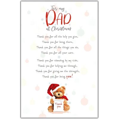 Generic - Dad Christmas Card - Dad - Christmas - Greeting Card Generic - Dad Christmas Card - Dad - Christmas - Greeting Card
